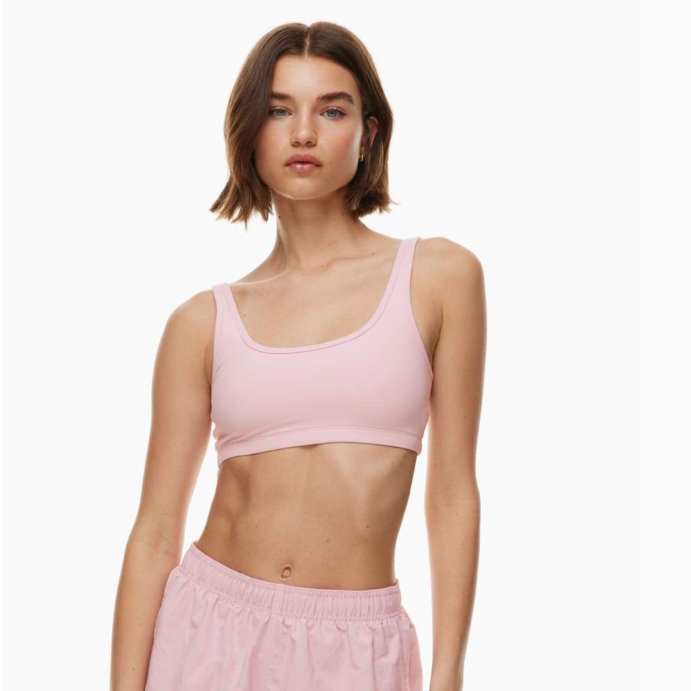 TNACTION butter light pinks sports bra
